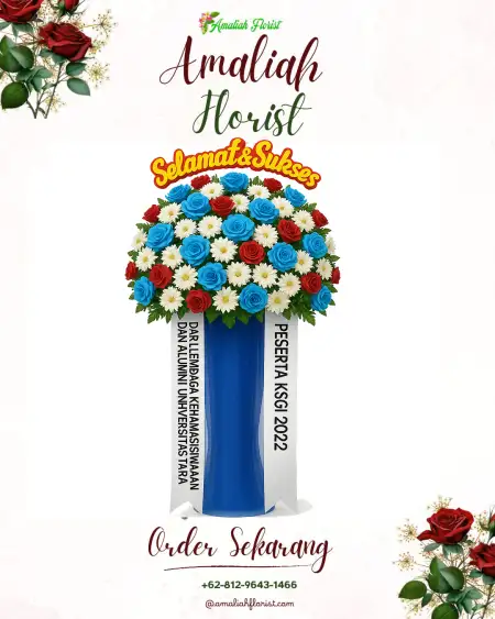 Standing Flowers Gedung Graha Dirgantara Halim Jakarta